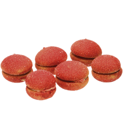 Sandgebäck „Mini-Persik“ mit gezuckerter Kondensmilch