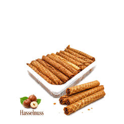 Waffelröllchen mit 52 % Schoko-Nougat-Creme