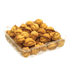 Gebäck „Oreschki“ mit Kondensmilchfüllung